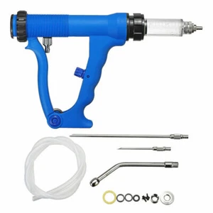 Continuous Needle Vaccinator Injection Syringe Drench Gun Poultry Cattle Sheep - Picture 1 of 5