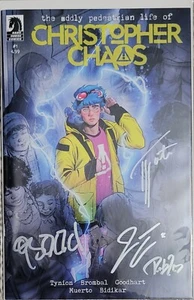 Oddly Pedestrian Life of Christopher Chaos #1 Signed All Creators Nick Robles - Picture 1 of 1