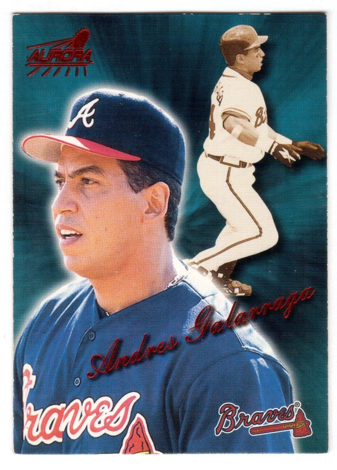1999 PACIFIC AURORA #14 ANDRES GALARRAGA RED RETAIL EXCLUSIVE - Image 1 of 1