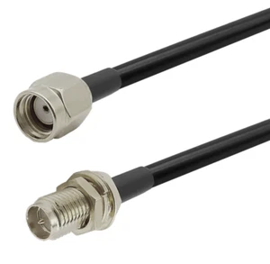 3/6/10m RP-SMA Male to Female Coaxial Extension Cable Antenna Aerial WiFi Router - Picture 1 of 9