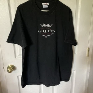Vintage 2002 Creed Weathered Tour T-Shirt XL Screamline Chicago Philly LESEN - Bild 1 von 16