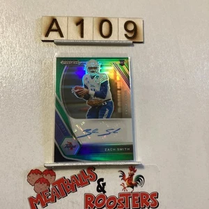 2021 Panini Prizm Draft Picks Green Zach Smith #DPA-ZSM Rookie Auto - Picture 1 of 3