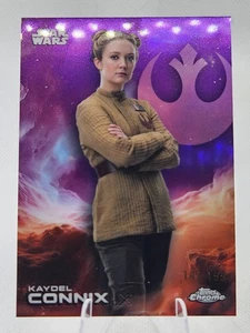 2025 Topps Chrome Star Wars Kaydel Connix Purple /199 - Picture 1 of 2