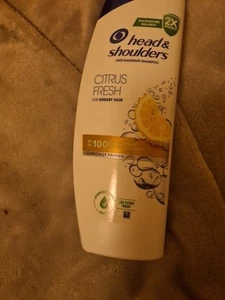 Head Shoulders Citrus Fresh Anti-Dandruff Shampoo, Greasy Hair, 400ml - Picture 1 of 2