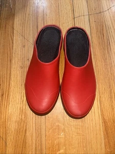 Polo sport Ralph Lauren slides 11B Rubber Red - Picture 1 of 9
