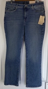 NYDJ (Größe 12P Petite Damen) Barbara Bootcut Blue Jeans, Lift X Tuck Technologie - Bild 1 von 8