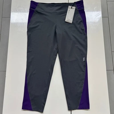 Second Skin Compression Yoga Pants Womens Quatroflx Sz L Capri Activewear  - Image 1 of 4