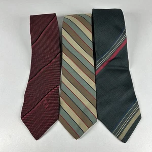 Konvolut 3x Vintage Jaeger gestreift Made in Great Britain Herren alle Seidenkrawatte - Bild 1 von 9