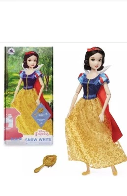 Disney Store Princesa Blancanieves Muñeca Clásica Con Cepillo de Pelo 11 1/2" Foto 1 de 4