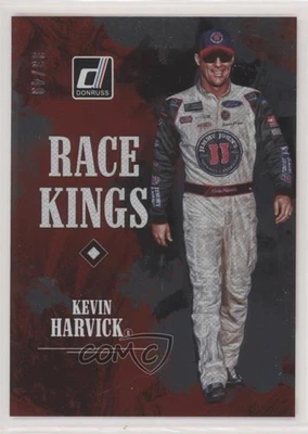 2019 Panini Donruss NASCAR Race Kings Press Proof /49 Kevin Harvick #4 - Image 1 of 2