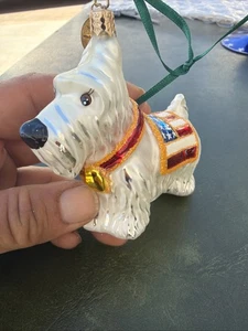 Christopher Radko White Liberty Scott Ornament - Picture 1 of 11