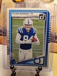 Tyler Warren 2025 Panini Donruss Rated Rookie Rookie Card #337 (RC) Colts - Picture 1 of 2