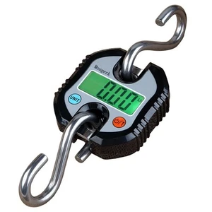 Digital Hanging Scales Portable Heavy Duty Crane Scale 150 kg 300 lb 2 AAA Ba... - Picture 1 of 7