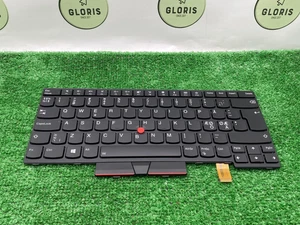Used Genuine Lenovo ThinkPad T480 NOR QWERTY Backlit Keyboard 01HX458 - Afbeelding 1 van 5