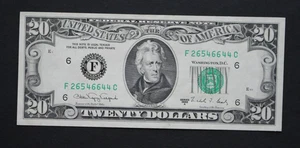 1988 A $20 Federal Reserve Note, Atlanta, about uncirculated F2076F - Picture 1 of 8