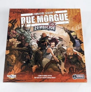 ZOMBICIDE RUE MORGUE Season 3 Board Game Used 100% COMPLETE CMoN 2015 - Picture 1 of 8