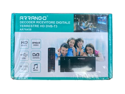 Decoder Ricevitore Digitale Terrestre HD DVB-T3 WIFI Snodabile ARRANGO AR76458 - Immagine 1 di 4