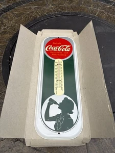 Vintage Coca Cola Wandthermometer 1984 Neu aus altem Lagerbestand ** Beschreibung lesen." - Bild 1 von 5