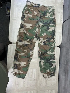 Vintage Nike Grey Tag Camo Jogger Cargo Pants camouflage Men Medium Military - Picture 1 of 21