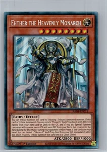 Yugioh! 2x Ehther the Heavenly Monarch RA04-EN018 Collector's Rare 1st Ed NM - Picture 1 of 4