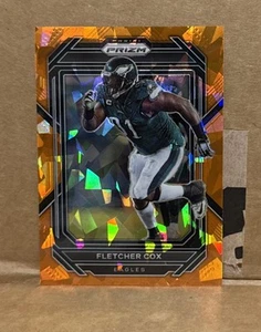 2022 Panini Prizm - Fletcher Cox #241 Orange Ice Prizm - Picture 1 of 2