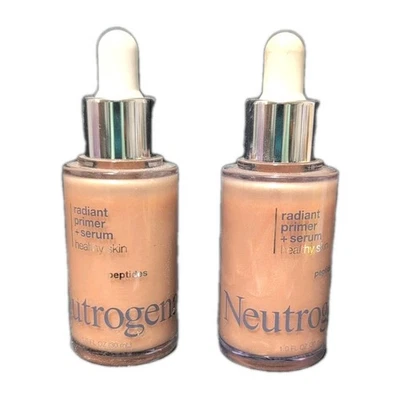 Lot of 2 Neutrogena Healthy Skin Radiant Primer + Serum Tone & Texture NEW - Image 1 of 4