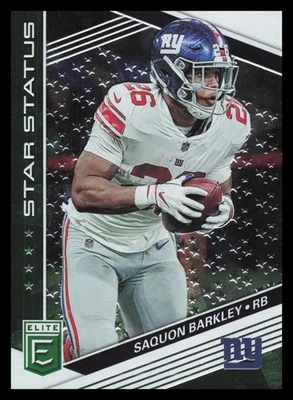 2019 Donruss Elite Star Status #SS-7 Saquon Barkley New York Giants - Image 1 of 2