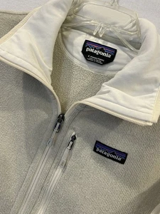 Patagonia Better Sweater Full-Zip Fleecejacke Damen Ivory Outdoor Small - Bild 1 von 8