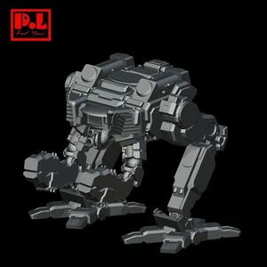 STL Datei - Mecha - Einsiedlerkrabbe - 3D Druck 1/87 64 43 32 24 18 10 50 Tamiya HO - Bild 1 von 3