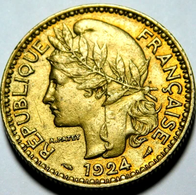 Camerún 1924 2 francos 1924 escaso mandato francés - Camerún A44-562 Foto 1 de 4