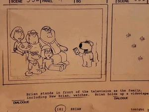 FAMILY GUY 4 PAGES STORYBOARDS BILL Cosby Line PRODUCTION COPIES 144 229 230 237 - Picture 1 of 17