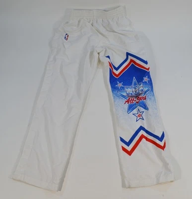 Pantalones Mitchell & Ness NBA All Star Blanco Calentamiento Botón a Presión Retro 1991 Años 90 Foto 1 de 4