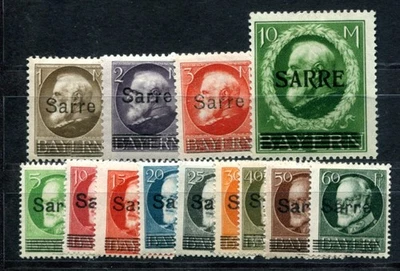 SAAR 1920 18-29,31 * FLAWLESS SHORT SET ON BAYERN (05344 - Image 1 of 2