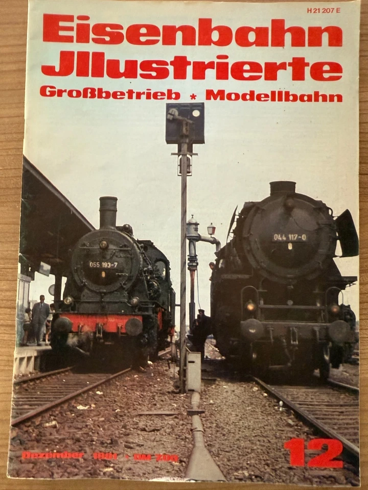 "Eisenbahn Illustrierte"     Nr.12   Dezember 1981    Großbetrieb * Modellbahn - Bild 1 von 2