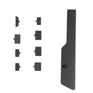 9Pcs/Set Bouchon Anti-Poussière en Caoutchouc pour PS 5 Slim Console Protecteur Poussière - Photo 1 sur 8