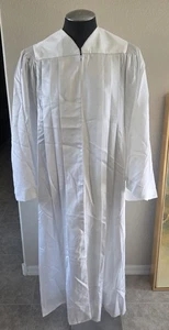 Abbott Hall Kirchenbekleidung weißes Gewand Pastor Chior Vintage Gr. 61 XL - Bild 1 von 7