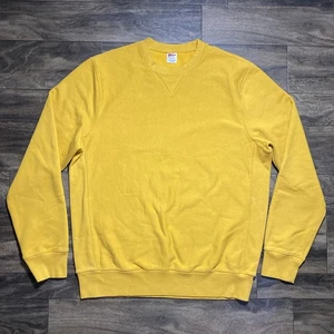 J.Crew Sportswear 14 Oz. Fleece Crewneck Heavyweight Sweatshirt Herren XLT Senf - Bild 1 von 7
