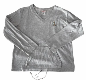 Vintage 90’s Disney Tinker bell Embroidered Sweatshirt Women’s Medium Gray - Picture 1 of 3