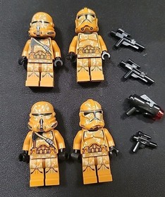 LEGO Star Wars Geonosis Clone Trooper & Airborne Trooper - Lot of 4
