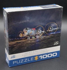 EAA B-17 Bomber coperto in alluminio puzzle 1000 pezzi RARO NUOVO SIGILLATO - Foto 1 di 6