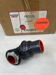 Plasti-Bond PR5253AL-REDH2OT Liquid Tight 3/4" Straight Connector-LOT OF 15 - Picture 1 of 4