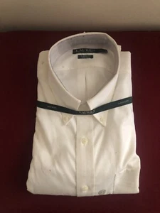 RALPH LAUREN BUTTON-DOWN 700549606001 BSR WHITE - Picture 1 of 9