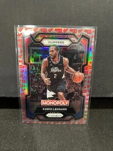 2023-24 Panini Monopoly Red Dice Prizm Kawhi Leonard #37 SSP - Picture 1 of 2