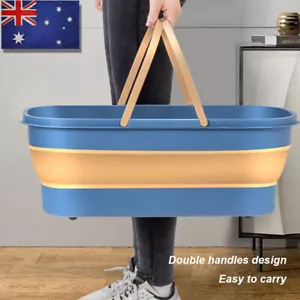 FLOOR MAGIC MOP BUCKET Flat Mop Cleaning Basin Large Capacity Mop Bucket Home - Picture 1 of 12