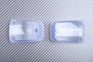 Tulipas para intermitentes Delanteros Der E Izq Claros SUZUKI DR 650 1991-2000 - Picture 1 of 3