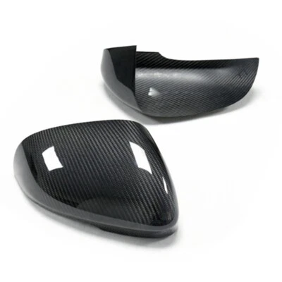 Tapa de cubierta de espejo retrovisor lateral de fibra de carbono para Jaguar XJ I-PACE XE XF XK2009-2023 Añadir Foto 1 de 4