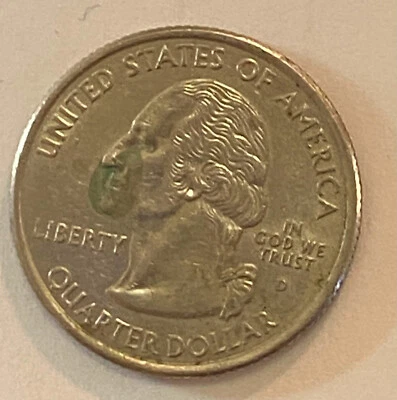 2005 D Oregon State Quarter-Improper Annealed Planchet. US Error Coin - Image 1 of 4