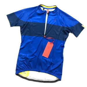 CUORE of Switzerland ARGENTO DONNA CICLISMO S/SLEEVE MAGLIA ORIGINALE codice colore, L - Foto 1 di 19