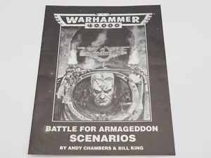 GW 40K 2ND EDITION BATTLE FOR ARMAGEDDON SCENARIOS BOOKLET. GREEN 1675 - Picture 1 of 1