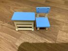 Sylvanian families calico critters St.Francis school spares 1 table and chair 